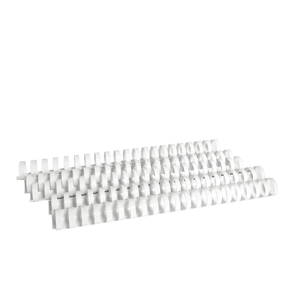Пластиковые пружины RENZ для переплета 22 мм белые