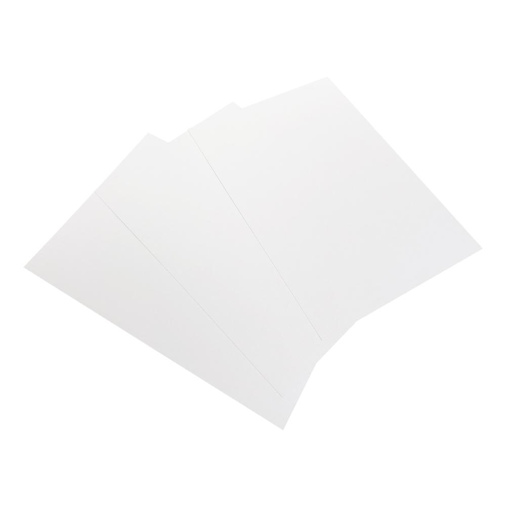 Обложки картонные "лён" А4 белые